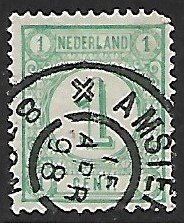 Netherlands # 35c - Numeral - used....(P1)