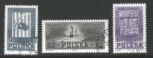 Poland 1050-1052  Complete  Used SC:$.75