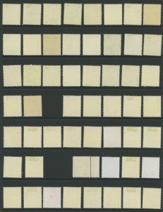 USA - Great Americans Issues - 53 different - mostly mint hinged