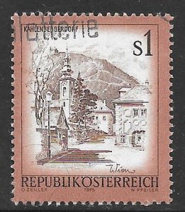 Austria 959: 1s Kahlenbergerdorf, used, F-VF