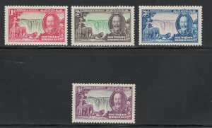Southern Rhodesia 1935 Silver Jubilee of King George V Scott # 33 - 36 MH