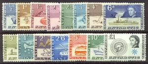 BRITISH ANT. TERR. #1-15, 25-38 Mint NH - 1963-71 Q E II Pictorial Sets