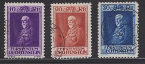 Liechtenstein #111-3    Used, VF   CV $127.50  ....   3510046