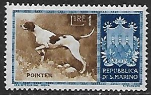 San Marino # 375 - Pointer - used.....{GR42}