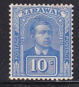 Album Treasures Sarawak Scott # 61 10c Mr. Charles Vyner Brooke Mint with-