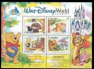 SPECIAL LOT Canada Disney - Winnie The Pooh - 10 Sheets of 4 - 1995  MNH