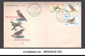 INDIA - 1992 BIRD SERIES / BIRDS - 3V - FDC