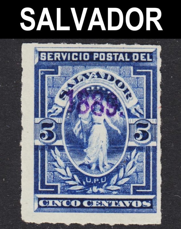 El Salvador Scott 36 F+ unused no gum.