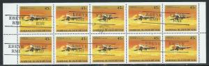 Marshal Islands #C25a Booklet Pane-EBEYE PreCancel CV $10.00