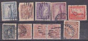 NICARAGUA Early selection with New York, New Orleans etc transit pmks......B3162