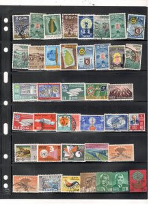 CEYLON COLLECTION ON STOCK SHEET MINT/USED