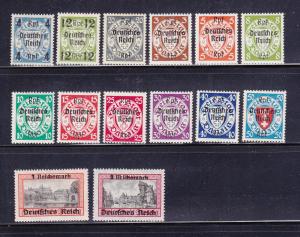 Danzig 241-254 Set MHR Various (B)