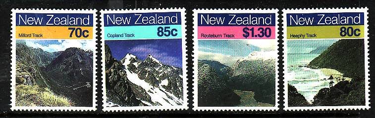 New Zealand-Sc#903-6-unused NH set-Landscapes-1988-id2-