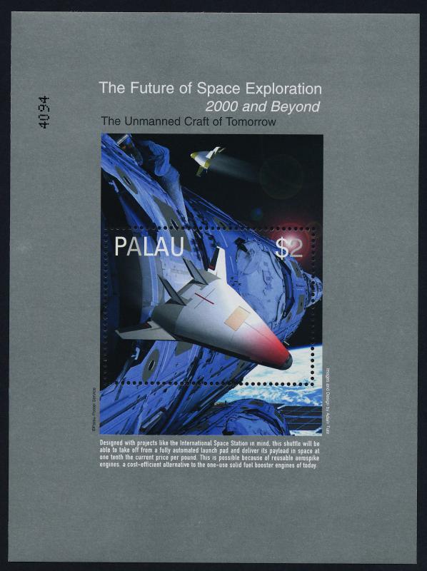 Palau 549-52 MNH Future Space Craft