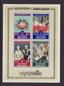 Bangladesh 148a QEII Souvenir Sheet MNH VF