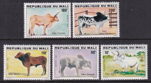 Mali 460-464 Cattle MNH VF