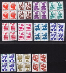 GERMANY BERLIN [1971] MiNr 0402-11 ( **/mnh ) [01] Unfall 4er