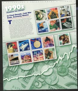 US Mint Sheet. Scott # 3191, MNH, Face = $ 4.95. Lot 230752 -27