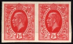 1912 Great Britain Poster Stamp King George V International Stamp Exhibition