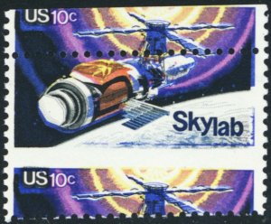 1529, MNH 10¢ Massive Perforation Shift Error - Skylab -- Stuart Katz