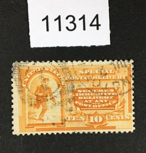 MOMEN: US STAMPS # E3 USED LOT #11314