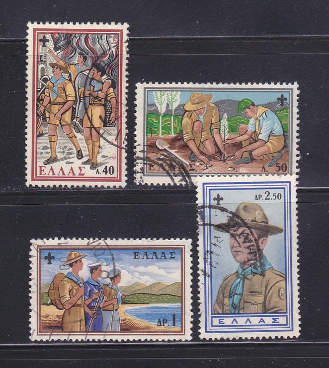 Greece 671-672, 674-675 U Boy Scouts