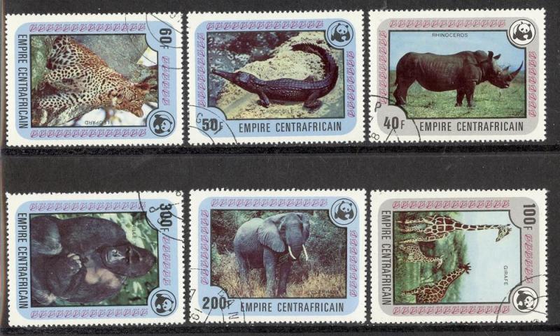 CENTRAL AFRICAN REPUBLIC SC# 323-8 VF U 1978