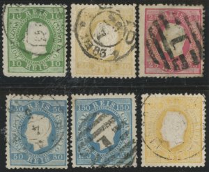 Portugal #37/39/41/43/46/48 Used Single