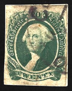 13 CSA F/VF uh stamp