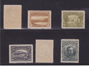 NEWFOUNDLAND #98-103 set of 6 MINT HINGED most very fine