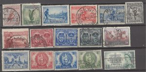 COLLECTION LOT # 5284 AUSTRALIA 16 STAMPS 1927+ CV+$25