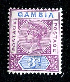 1898 Gambia Sc #24 m* cv.$50 ( 9061 BCXX5 )