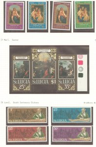 St. Lucia #257/281 Mint (NH) Single (Complete Set) (Art)