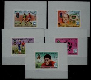 Mauritania 399-401,C187-88 MNH s/s Football-78