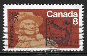 Canada 561: 8c Frontenac and Fort Saint-Louis, Quebec, used, F-VF