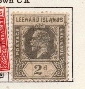 Leeward Islands 1921-22 Early Issue Fine Used 2d. 261158