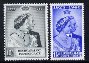 Bechuanaland 1948 KG6 Royal Silver Wedding perf set of 2 ...
