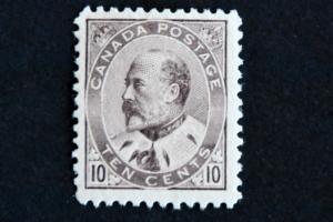 Canada Scott 93 Mint Hinged CV $ 400.00.
