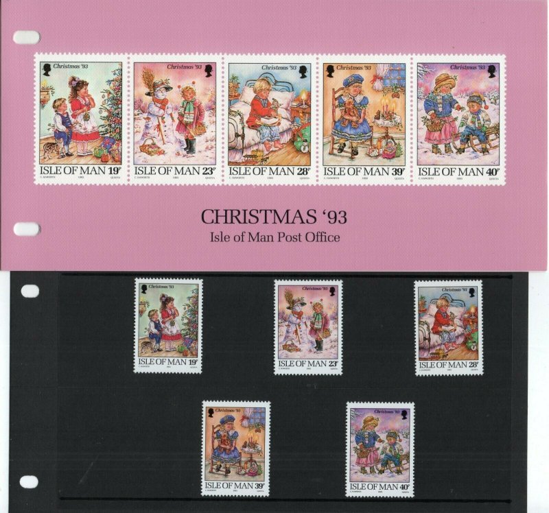 1993 Sg 578/582 Christmas Presentation Pack