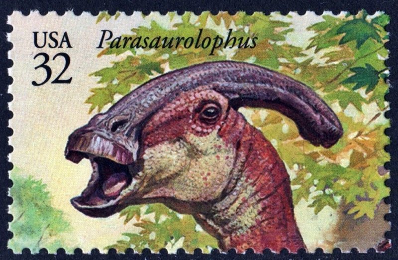 SC#3136o 32¢ World of Dinosaurs: Parasaurolophus (1997) MNH