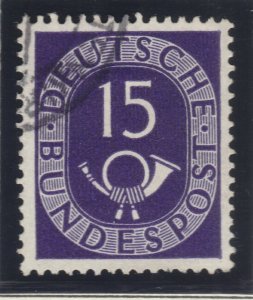 Germany Federal Republic BUND 1951-52 15pf Used A25P46F20060-