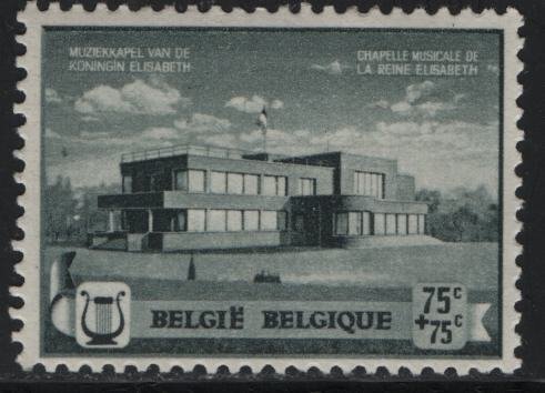 BELGIUM, B273, HINGED, 1940 Queen Elizabeth music chapel