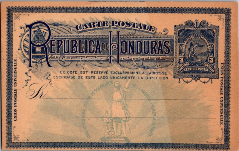 Honduras, Worldwide Government Postal Card