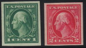 408 & 409 Mint imperforates