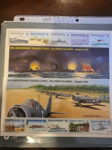 Stamps Solomon Islands Scott #727-8 never hinged