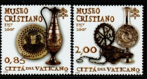 VATICAN CITY SG1504/5 2007 CHRISTIAN MUSEUM MNH