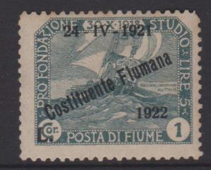 Fiume Sc#168 MH