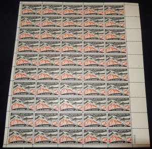 MALACK 1107 3c Geophysical Year, F-VF NH or better, ..MORE.. sheet1107