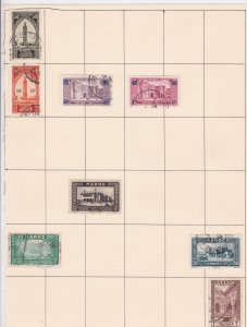 morocco stamps on page ref 10525