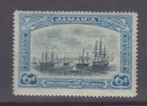 J40335 JL Stamps 1921 jamaica mh,#95 port royal